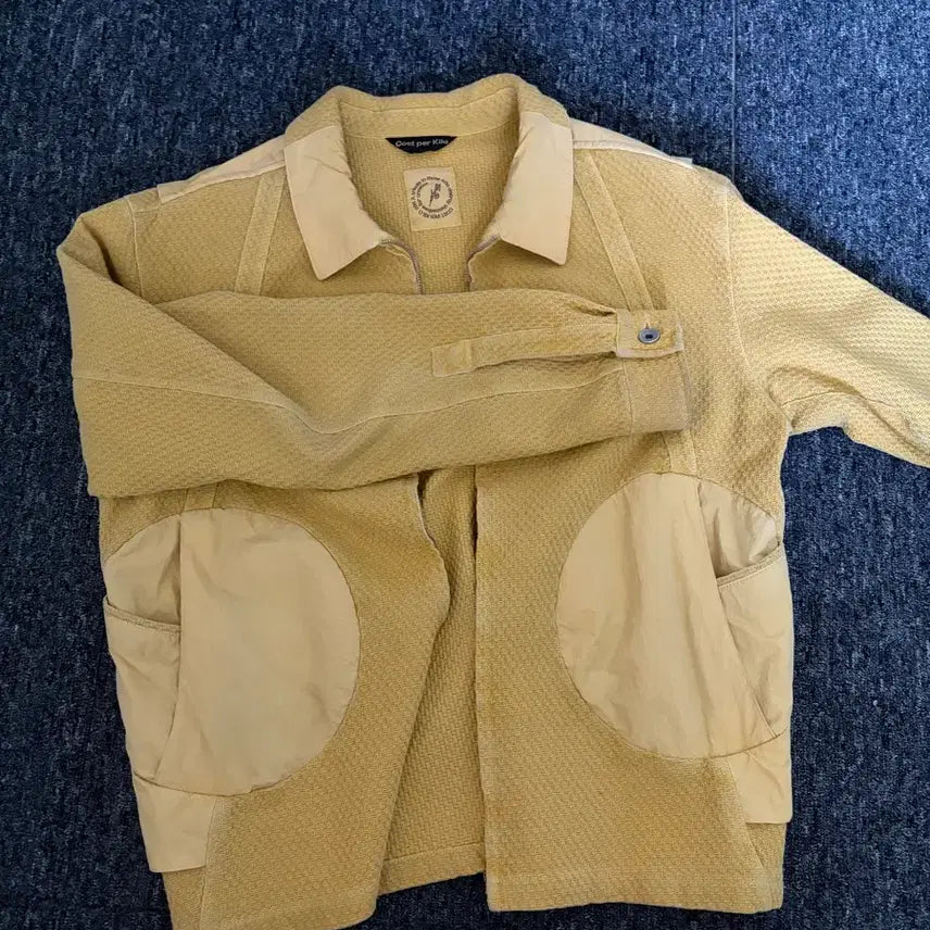 [BUNJANG] Cost Per Kilo Blouson Jacket Yellow L / 코스트퍼킬로 블루종 자켓 옐로우 L