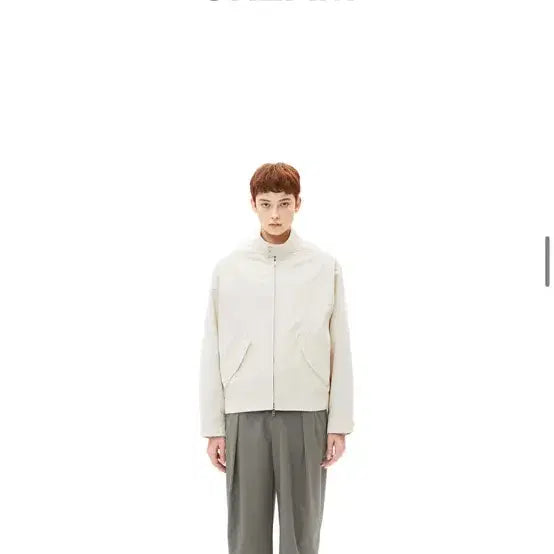 [BUNJANG] IL CORSO Harrington Jacket Cream M / 일꼬르소 / 헤링턴 자켓 크림 새제품 / M 사이즈 팝니다