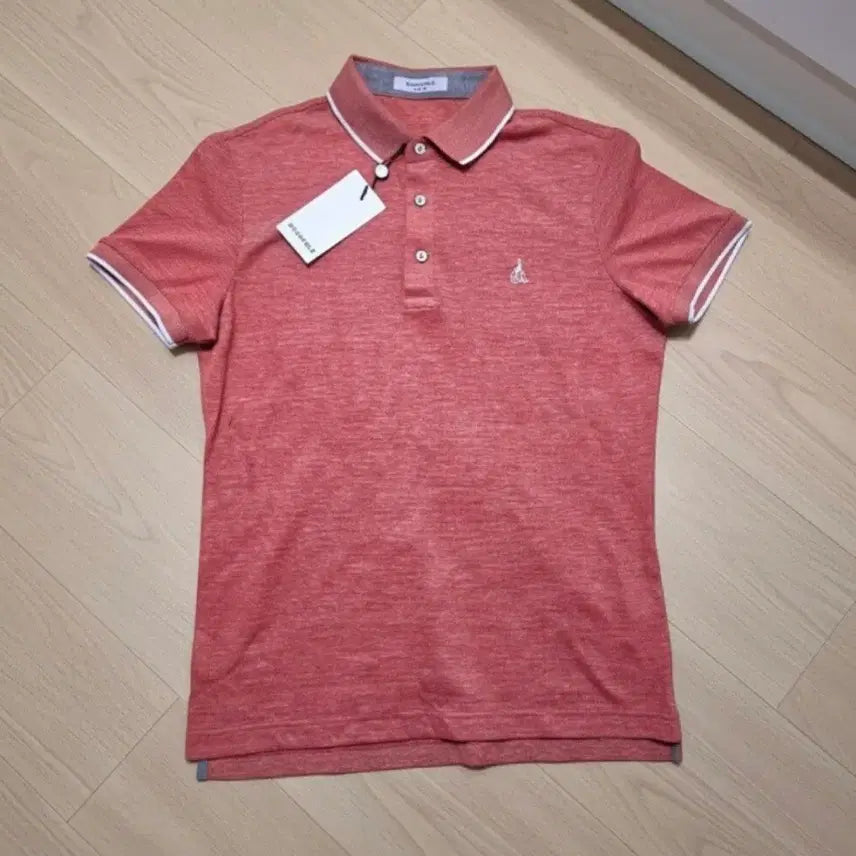 [BUNJANG] Beanpole Men's Linen Blend Short-Sleeve Polo Shirt / 새상품 95~100 남성 빈폴 반팔 카라티 남성 반팔티 100 새제품