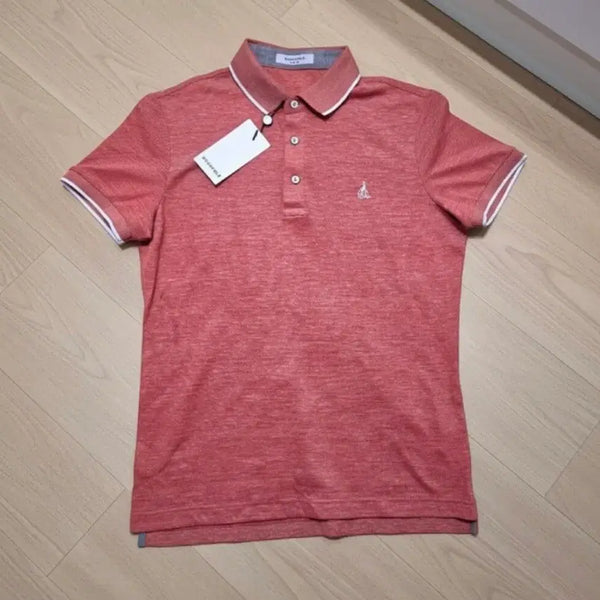 [BUNJANG] Beanpole Men's Linen Blend Short-Sleeve Polo Shirt / 새상품 95~100 남성 빈폴 반팔 카라티 남성 반팔티 100 새제품