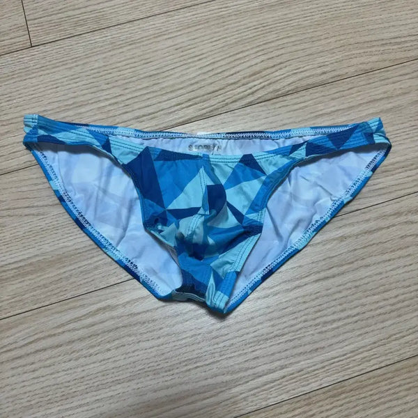 [BUNJANG] Men's Geometric Pattern Triangle Briefs / 남자 삼각 팬티 속옷