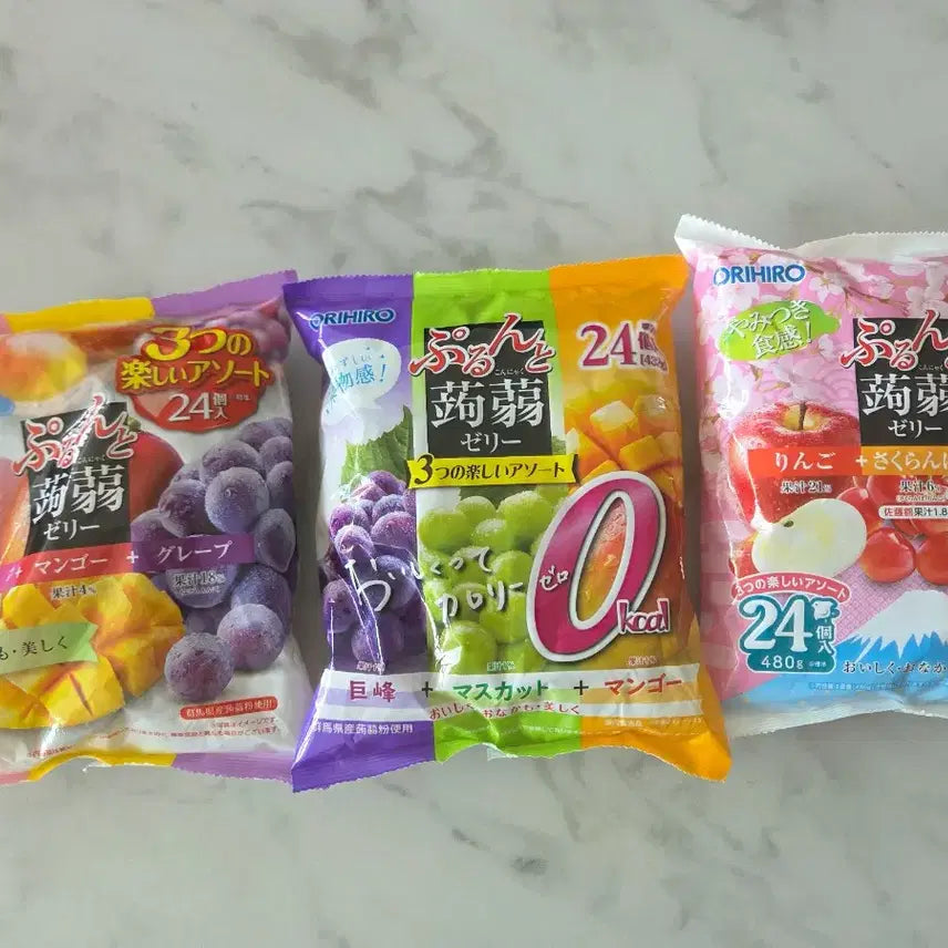 [BUNJANG] Pouch Konjac Jelly Variety Pack (24 Count) / 파우치 곤약젤리 24개입 3가지제품