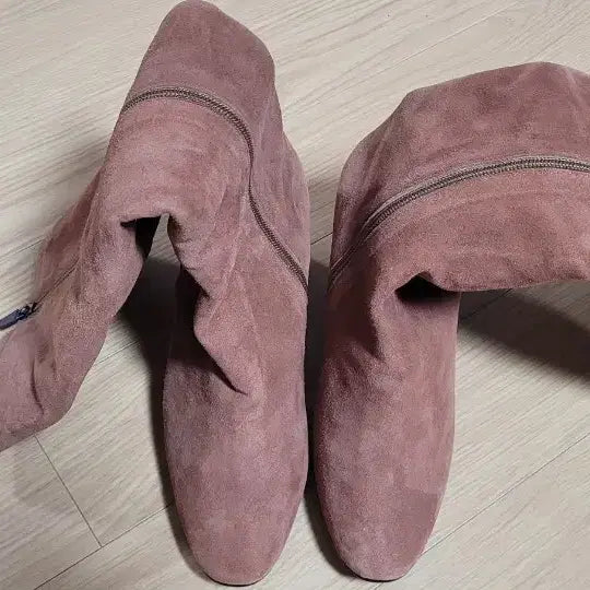 [BUNJANG] Beccaccino Suede Long Boots (240, Brown) / Beccaccino 스웨이드 롱 부츠 240 브라운색상(새상품)