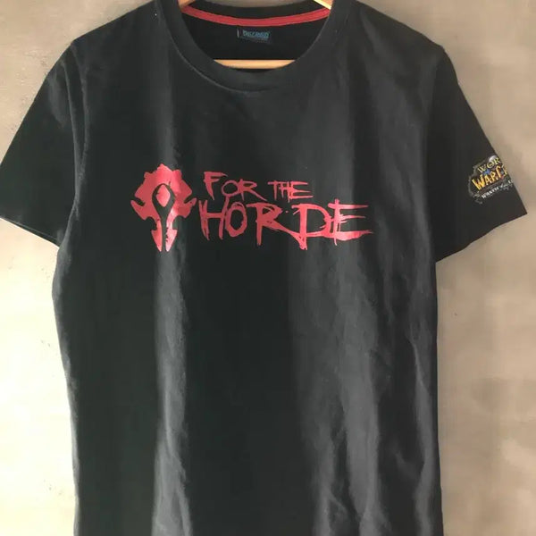 [BUNJANG] Blizzard World of Warcraft For the Horde T-Shirt / 블리자드 월드오브워크래프트 포더 호드 티셔츠