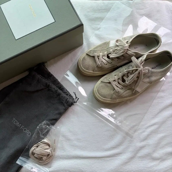 [BUNJANG] Tom Ford Suede Cambridge Sneakers Size 7 / [7] 톰포드 스웨이드 캠브리지 스니커즈