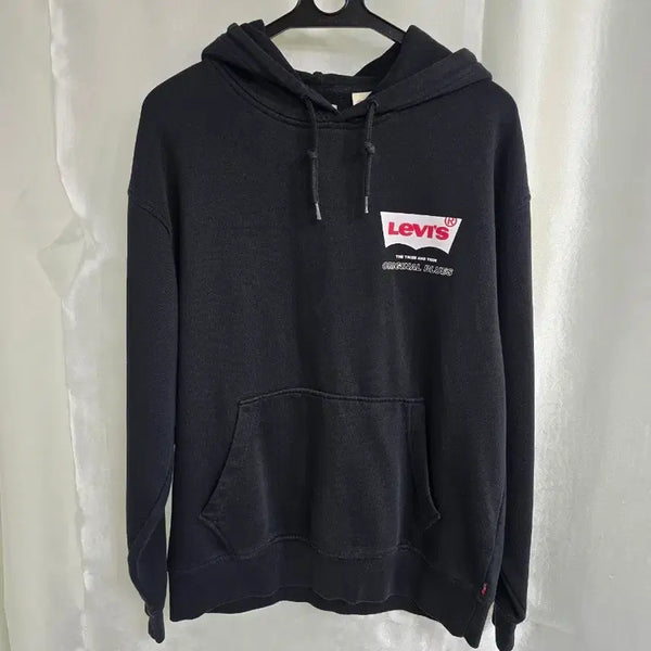 [BUNJANG] Levi's Black Hoodie / 리바이스 후드티 검정색 (2150)