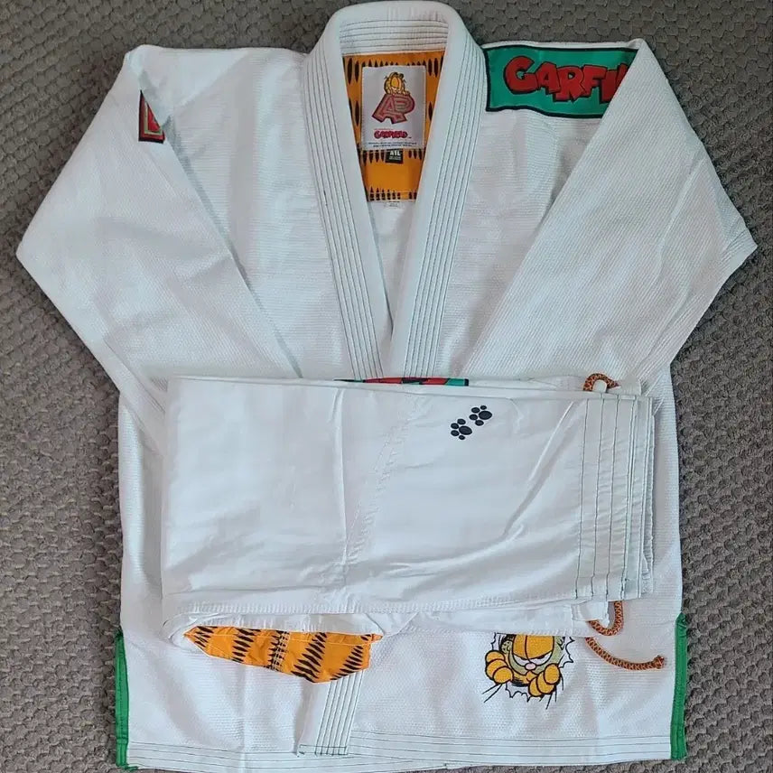 [BUNJANG] Albino and Preto Garfield A1L Jiu-Jitsu Gi / 주짓수) AP 가필드 A1L