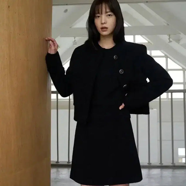 [BUNJANG] Shopm Duomo Skirt Black Size 36 / 샵엠 두오모 스커트 블랙 / 36