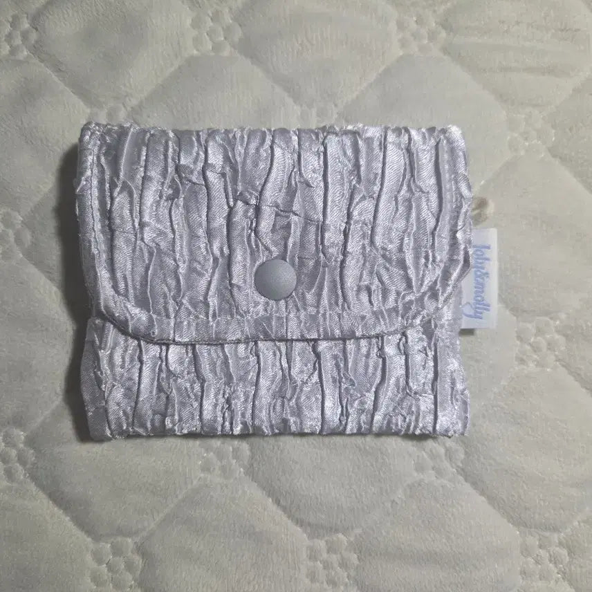 [BUNJANG] Handmade Card Holder - Silver / 핸드메이드 카드 반지갑 - 실버
