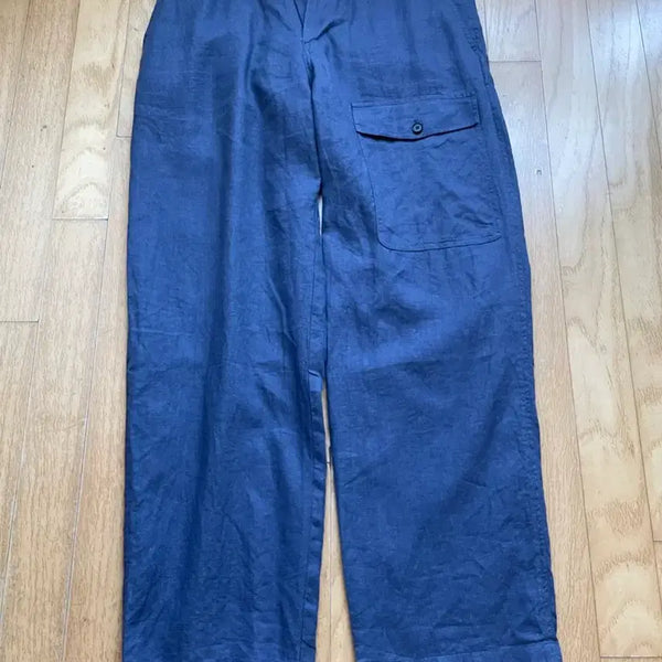 [BUNJANG] Our Selves Linen Pants Dusty Navy / [1] 아워셀브즈 린넨 팬츠