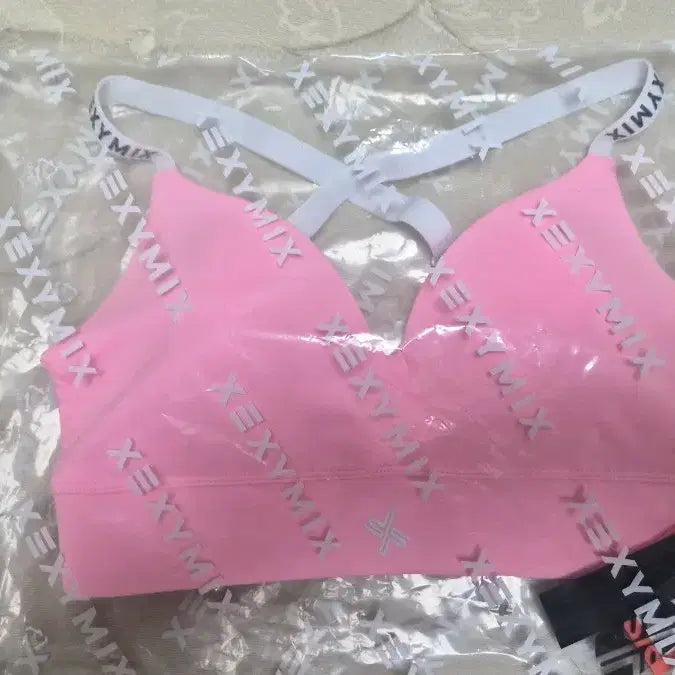 [BUNJANG] XEXYMIX Polar Pink Sports Bra M / (새상품)젝시믹스 폴라핑크 브라탑 M