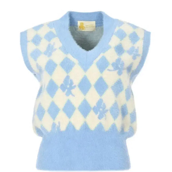 [BUNJANG] 1991 Argyle Knit Vest / 1991 아가일 니트 베스트