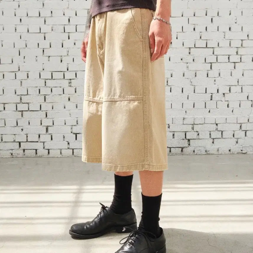[BUNJANG] Dive In Denim Bermuda Work Pants Size 0 / 다이브인 DENIM BURMUDA WORK PANTS 0사이즈