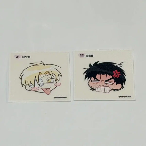 [BUNJANG] Mr. Blue Popup Lucky Draw Champion Sticker / 미스터블루 미블 팝업 럭드 띠부씰 불굴의 챔피언 불챔