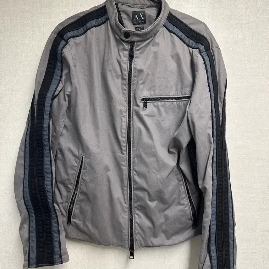 [BUNJANG] Armani Exchange Sideline Cotton Single Rider Jacket / 아르마니 익스체인지 사이드라인 코튼 싱글 라이더 자켓