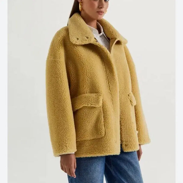 [BUNJANG] ZARA Teddy Bear Fleece Jacket - Size M / ZARA 자라 테디베어 자켓 뽀글이 M