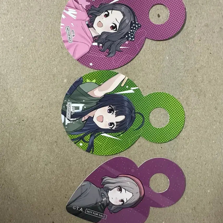 [BUNJANG] Girl's Band Cry Collaboration Cafe Paper Goods Bundle Set / 걸즈밴드크라이 콜라보카페 지류 굿즈 일괄