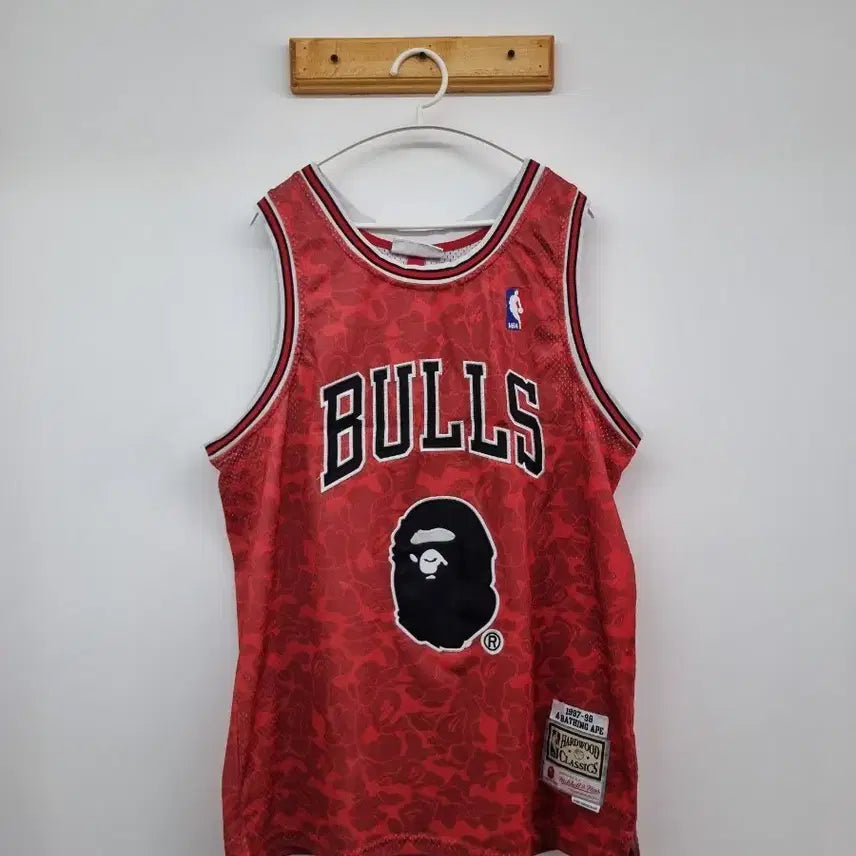 [BUNJANG] BAPE x Mitchell & Ness Chicago Bulls NBA Jersey / 베이프x미첼앤네스 시카고 불스 nba 저지
