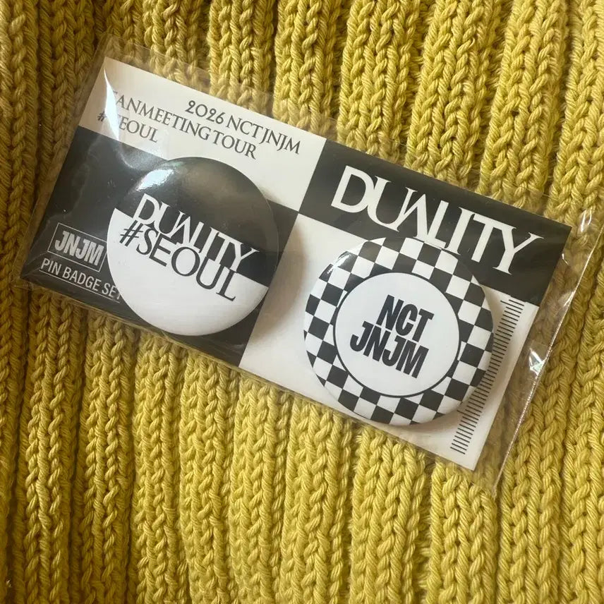 [BUNJANG] NCT DREAM Jeno Jaemin Duality Pin Badge Set / NCT JNJM 엔시티 제노 재민 듀얼리티 핀뱃지 세트