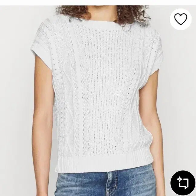 [BUNJANG] Lauren Ralph Lauren Cable Knit Vest SP / LAUREN 케이블 니트 베스트