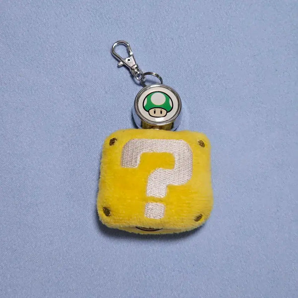 [BUNJANG] Universal Studios Japan (USJ) Super Nintendo World Super Mario Question Block Reel Keychain / 유니버설 스튜디오 재팬(USJ) 슈퍼 닌텐도 월드 슈퍼마리오 키링