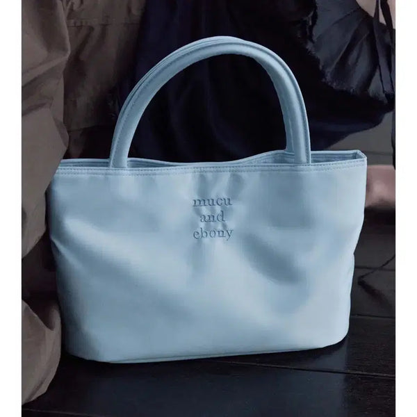 [BUNJANG] Muku and Ebony Nearer Tote Bag Light Blue / (새제품) 무쿠앤에보니 니어 토트백 (라이트블루)