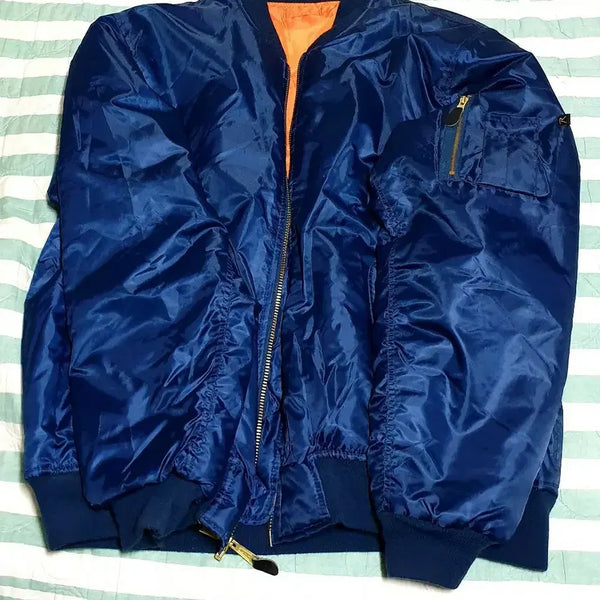 [BUNJANG] Rothco MA-1 Flight Jacket Navy 4XL / 로스코 MA-1 항공점퍼 네이비 4XL