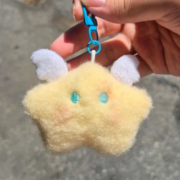 [BUNJANG] Baby Star Angel Wings Keychain Holder / 인형 키링 아기별 작은별 천사 날개 키홀더 키체인