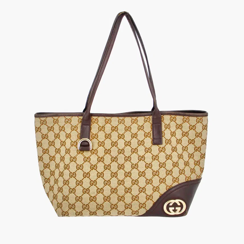 [BUNJANG] Gucci GG Canvas Tote Bag / 구찌 GG 캔버스 토트백