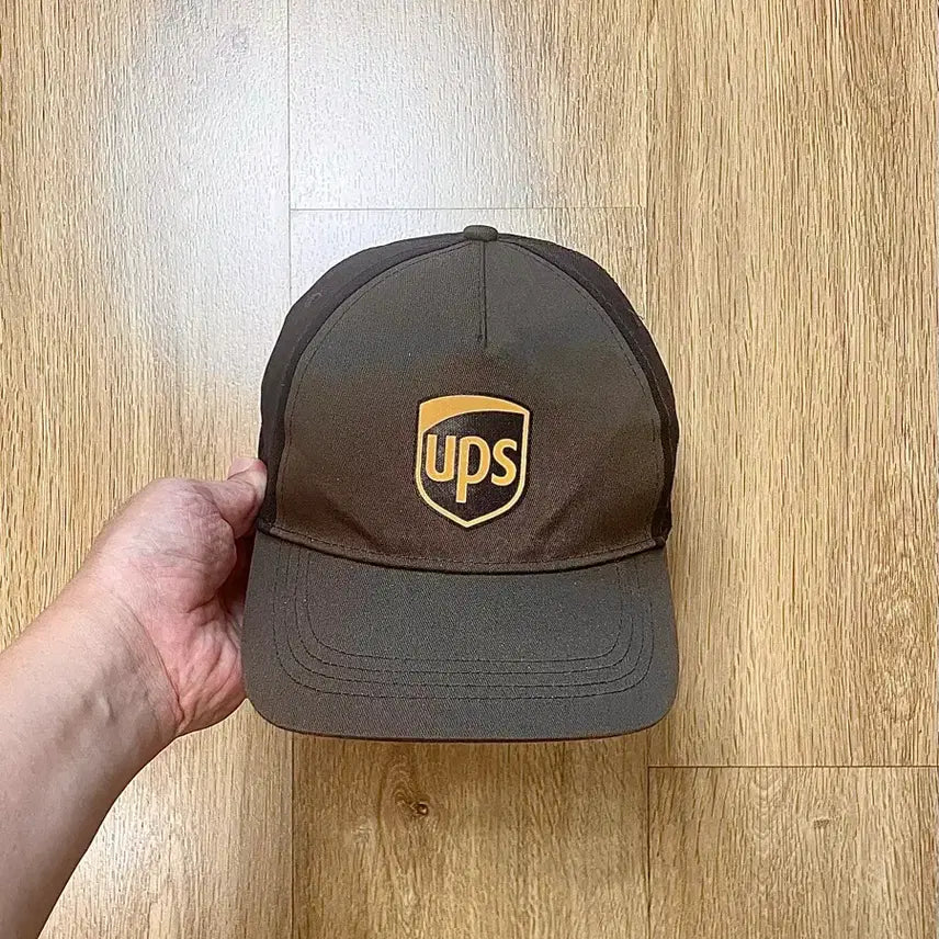 [BUNJANG] UPS Vintage Scotch Logo Ball Cap Brown / 택포) USA UPS 스카치 로고 빈티지 볼캡 모자