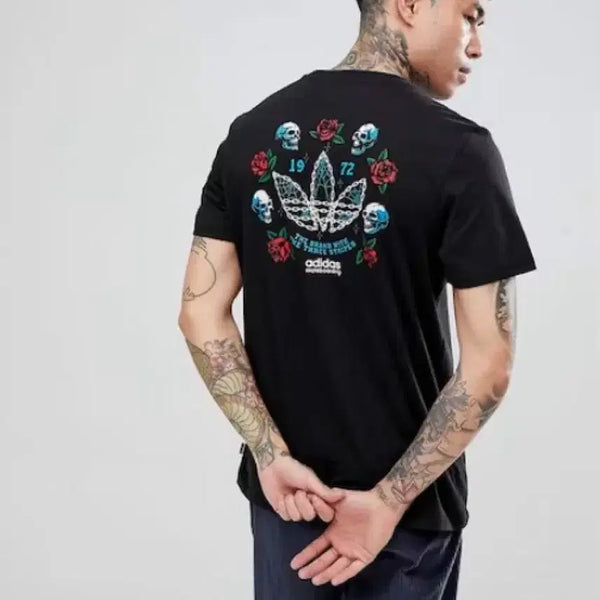 [BUNJANG] Adidas Skull T-Shirt Men's Size 95 / 아디다스 / 해골 티셔츠, 남성 티셔츠 / 95