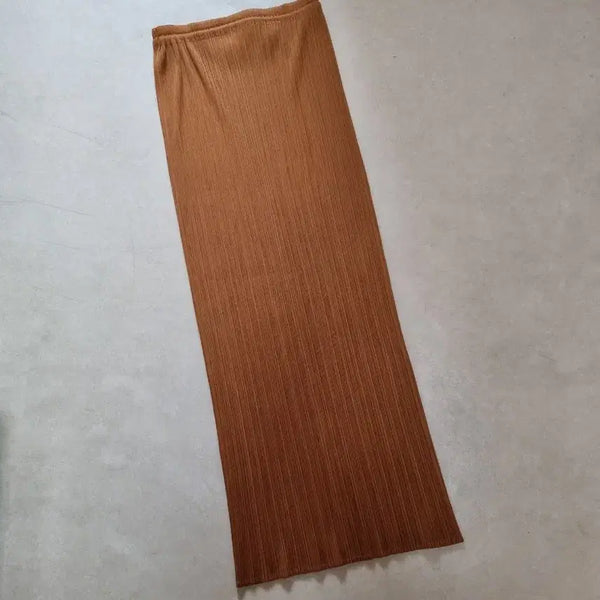[BUNJANG] Pleats Please Issey Miyake Orange Brick Pleated Skirt / PLEATS PLEASE 스커트