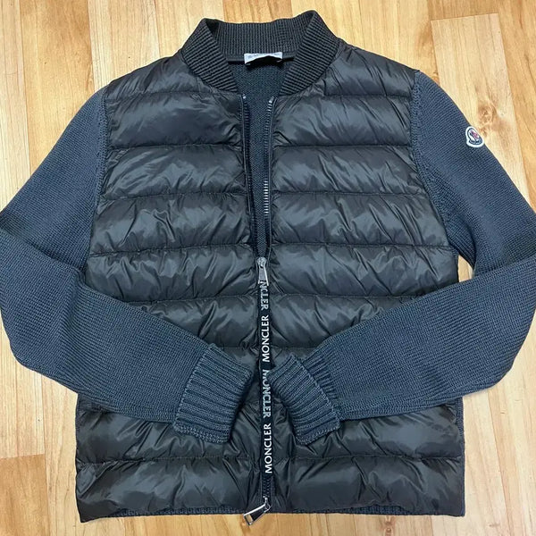 [BUNJANG] Moncler Padded Knit Zip-Up Jacket / 몽클레어 패딩 니트 집업 자켓