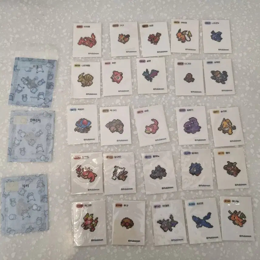 [BUNJANG] Pokemon Pixel Seal Trading / 포켓몬 픽셀씰 판매