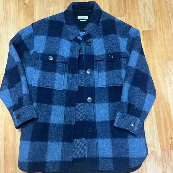 [BUNJANG] Isabel Marant Havely Wool Check Pattern Coat / 이자벨마랑 하벨리 34