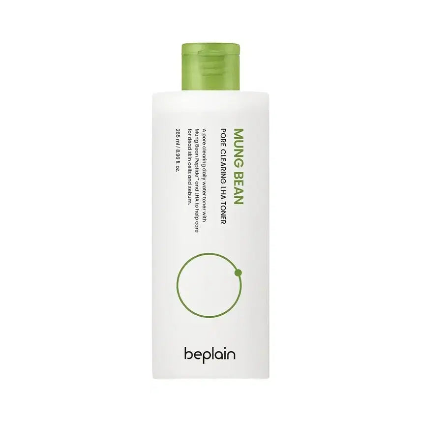 [BUNJANG] B.P. GREEN BEAN PORE CLEARING AHA TONER 265ml / 비플레인 녹두 모공 클리어링 라하 토너 265ml