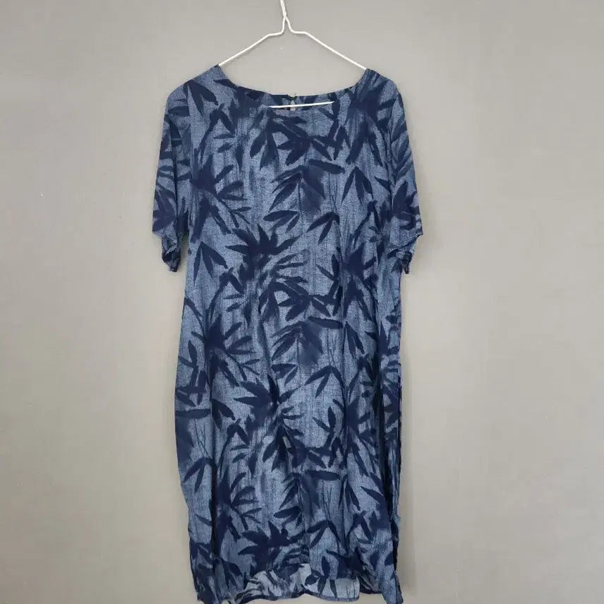 [BUNJANG] Viscose Bamboo Pattern Dress / 대나무 패턴 인견 원피스. 66