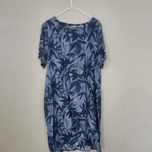 [BUNJANG] Viscose Bamboo Pattern Dress / 대나무 패턴 인견 원피스. 66