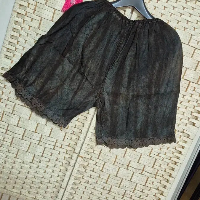 [BUNJANG] Natural Dyed Tencel Lounge Pants - Free Size / 미사용천년인견자연염색여성바지프리