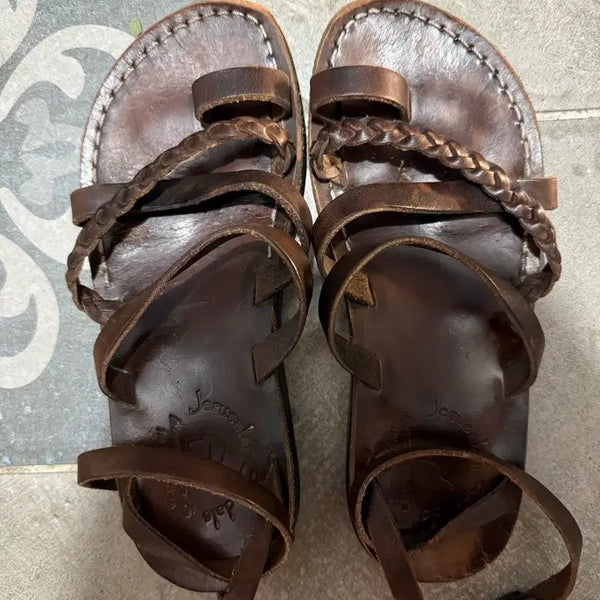 [BUNJANG] Jerusalem Sandals Elah Leather Sandals - Size 36 (230) / 예루살렘 샌들 elah 36사이즈(230)