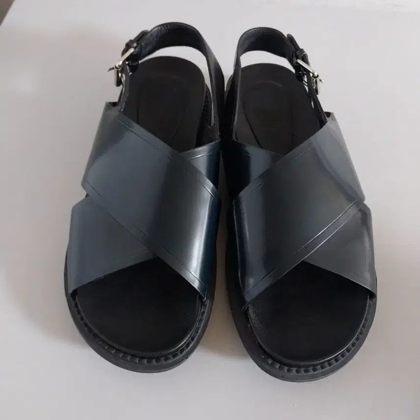 [BUNJANG] System Leather Strap Sandals / 시스템 샌들