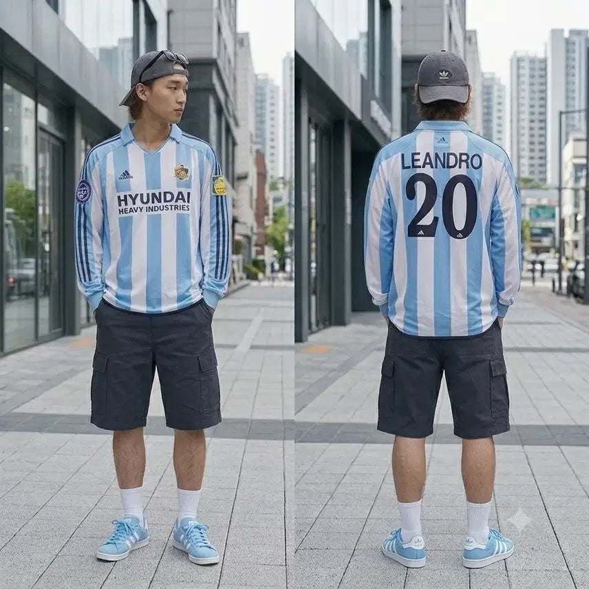 [BUNJANG] 2006 Ulsan Hyundai Adidas ACL Away Jersey 110 Leandro / 2006 울산현대 아디다스 아챔 어웨이 110 레안드롱