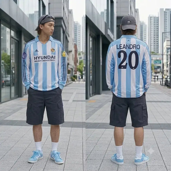 [BUNJANG] 2006 Ulsan Hyundai Adidas ACL Away Jersey 110 Leandro / 2006 울산현대 아디다스 아챔 어웨이 110 레안드롱