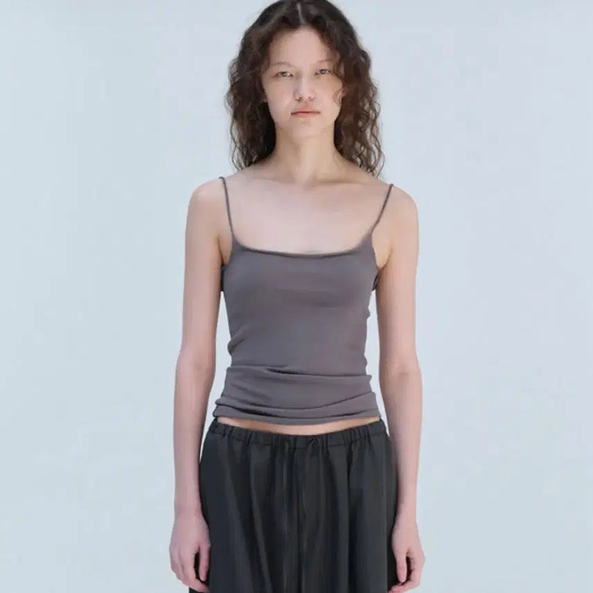 [BUNJANG] Refos Thin Sleeveless Knit Top (Grey) / 리포스 Thin sleeveless knit top(grey)