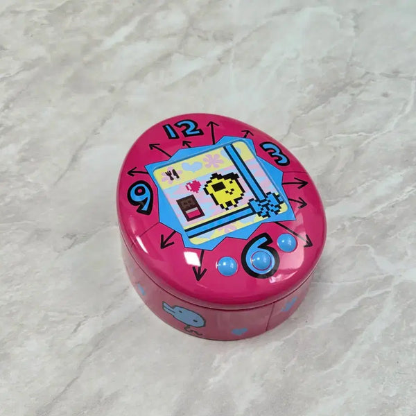 [BUNJANG] Tamagotchi Mamechi Red Tin Case Storage / |반택포 19000원| 다마고치 캔케이스 마메치레드 틴케이스 철제 보관함
