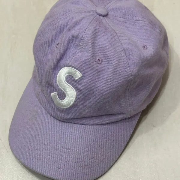 [BUNJANG] Supreme Kevlar Denim S Logo 6-Panel Cap Light Purple / 슈프림 케블라 데님 S 로고 6-패널 캡 라이트 퍼플