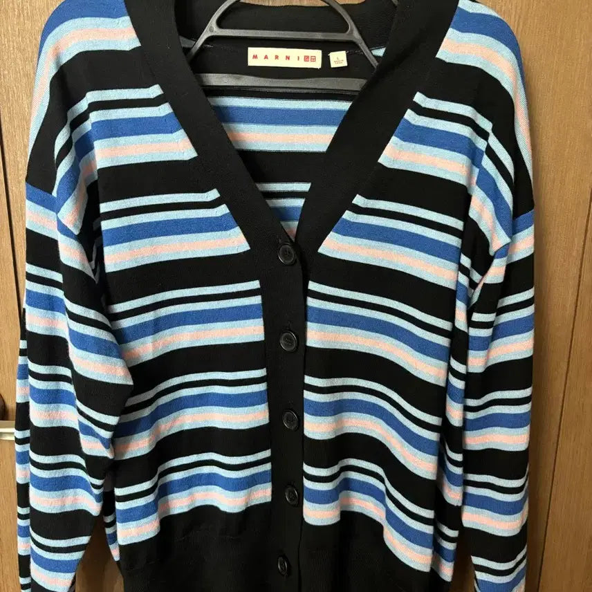 [BUNJANG] MARNI UNIQLO Stripe Cardigan L / MARNI UNIQLO 마르니 유니클로 콜라보 스트라이프 가디건 L