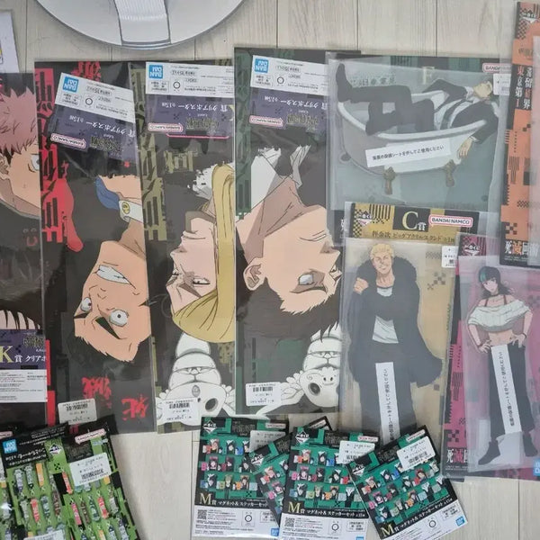 [BUNJANG] Jujutsu Kaisen Shibuya Incident Clear Poster & Big Acrylic Stand Bundle / 주술회전 사멸회유 하위상+빅아크릴 일괄 판매