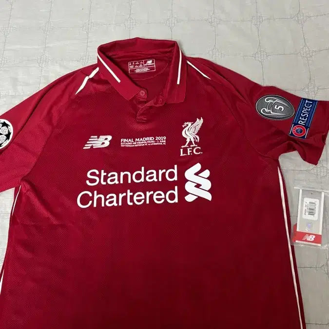 [BUNJANG] Liverpool Arnold 18/19 Champions League Final MDT Jersey / 18/19시즌 리버풀 아놀드 챔스결승 MDT 새상품 택체제품