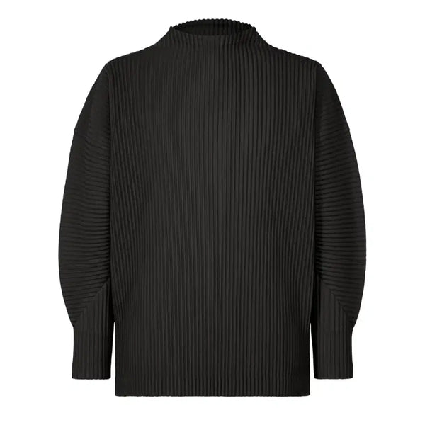 [BUNJANG] Homme Plissé Issey Miyake Monthly Mock Neck Black Size 3 / 옴므플리세 먼슬리 모크넥 블랙 3사이즈